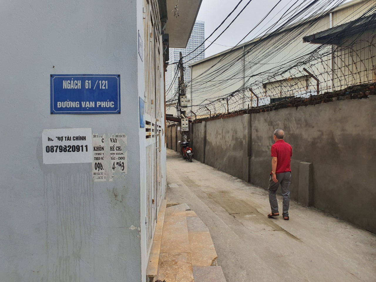 Bán nhà 4 tầng ngay quần thể đất dịch vụ Vạn Phúc, Hà Đông, Hà Nội (15.5.2021)